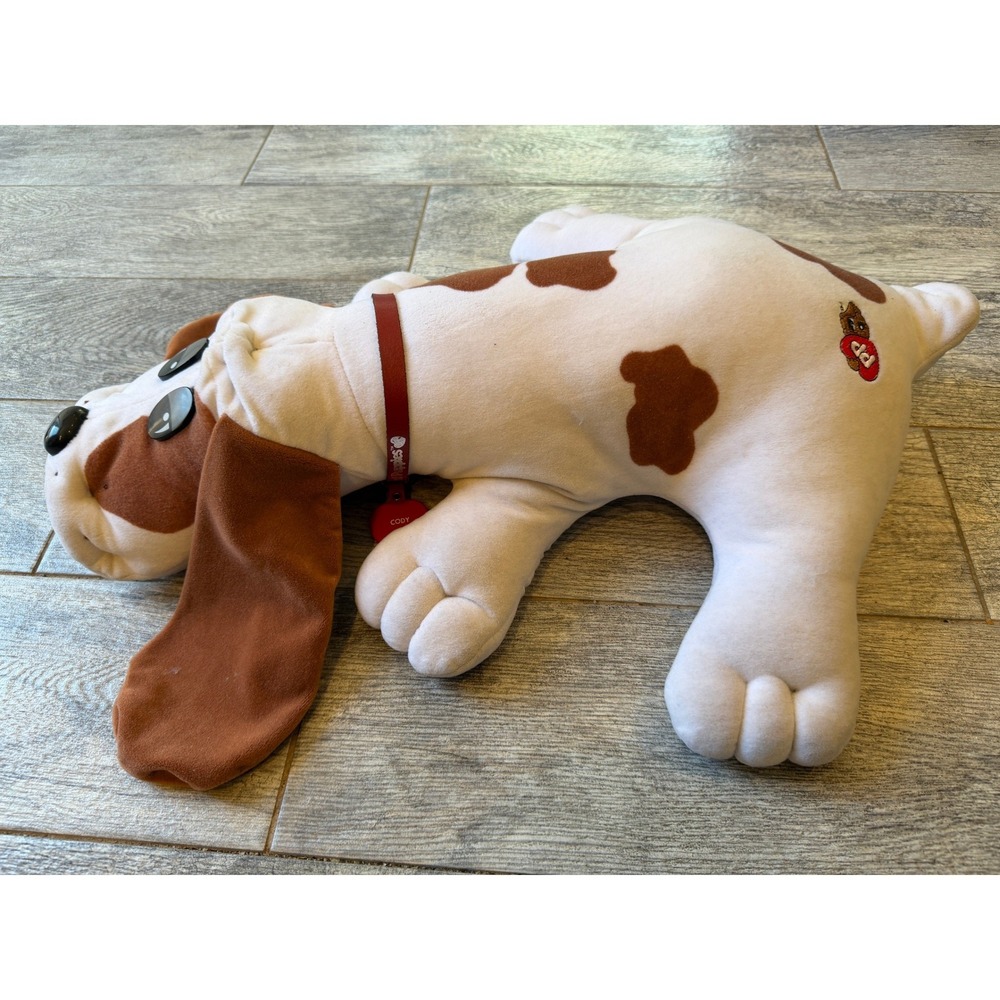 Pound Puppies Plush 24" Spotted Puppy Dog Vintage 80s Stuffed Animal Y2K 90s
